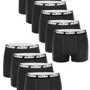 KTM by FREEGUN Boxershorts für Herren Unterwäsche Pant Men´s Boxer 10 er Pack