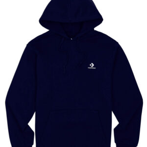 Converse Herren Embroidered Star Chevron Hoodie Sweatshirt 10019923 blau