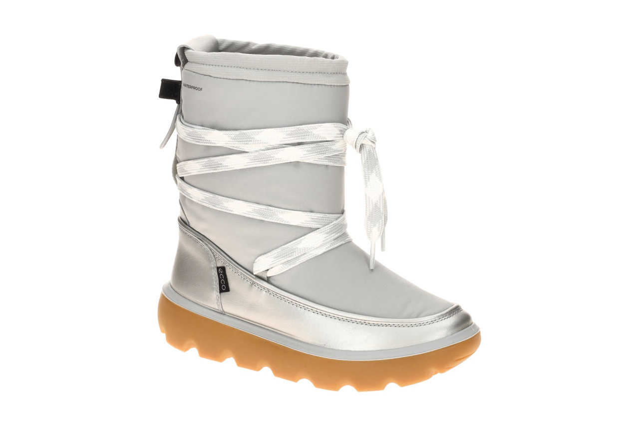 Ecco 243303 GLACIA BOOTS WP - Damen Winterstiefel grau-silber Waterproof 1 Ecco 243303 GLACIA BOOTS WP - Damen Winterstiefel grau-silber Waterproof