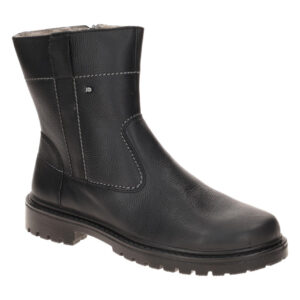 JOMOS 456504 Herren Winterstiefel Schwarz Lammfell Warmfutter PU-Sohle Filz F...