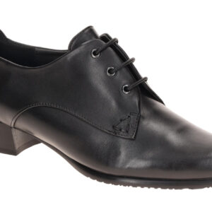 Everybody 11399N3254 GL001 Brandy Damen Halbschuhe Schwarz Leder Blockabsatz ...