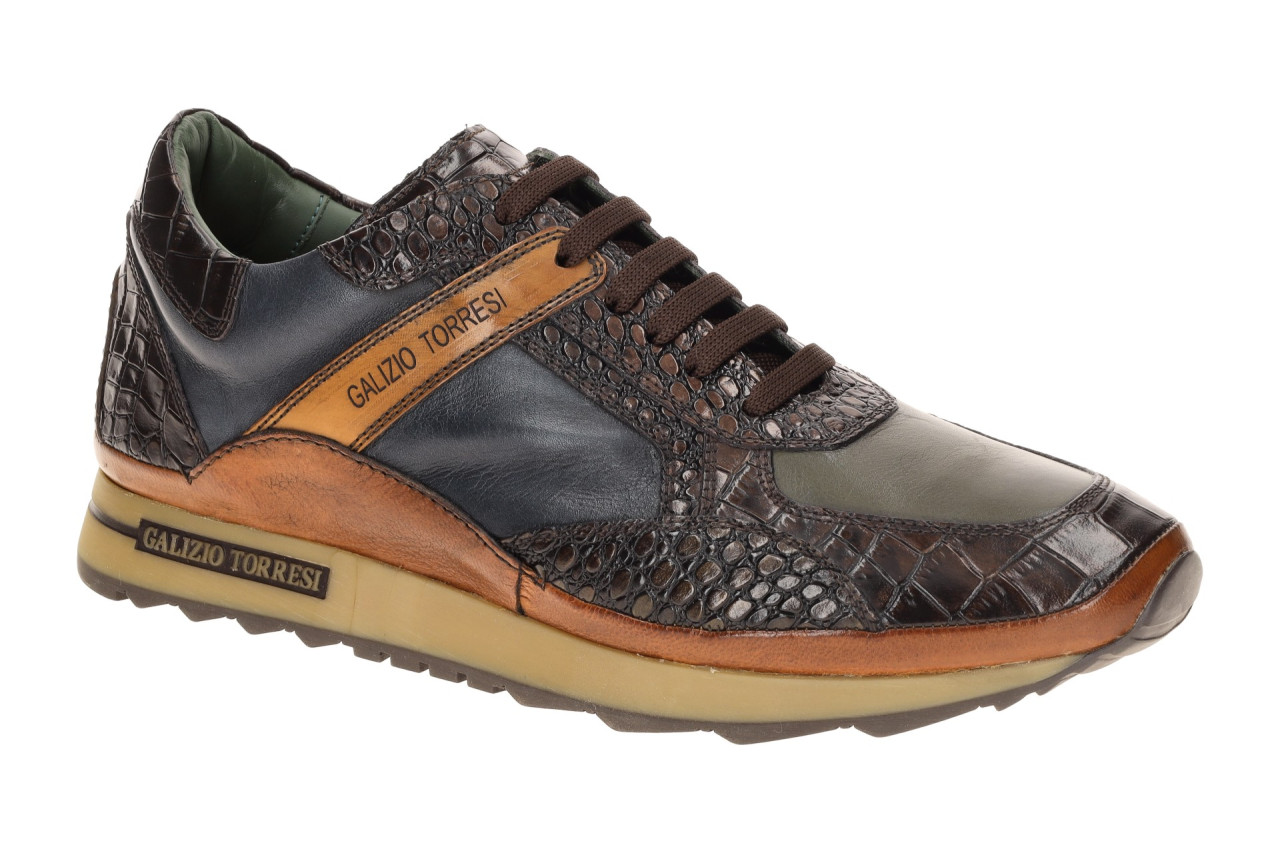 Galizio Torresi 415128A Herren Sneakers Braun Glattleder Gummisohle herausneh... 1 Galizio Torresi 415128A Herren Sneakers Braun Glattleder Gummisohle herausneh...