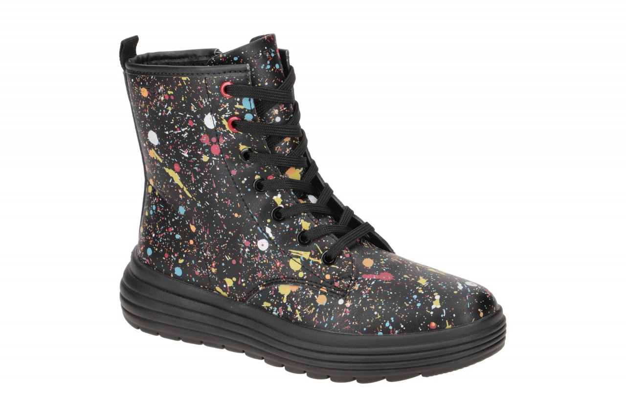 Geox J16ETA PHAOLAE GIRL Kinderschuhe M?dchen, black/multicolor Boots 1 Geox J16ETA PHAOLAE GIRL Kinderschuhe M?dchen, black/multicolor Boots