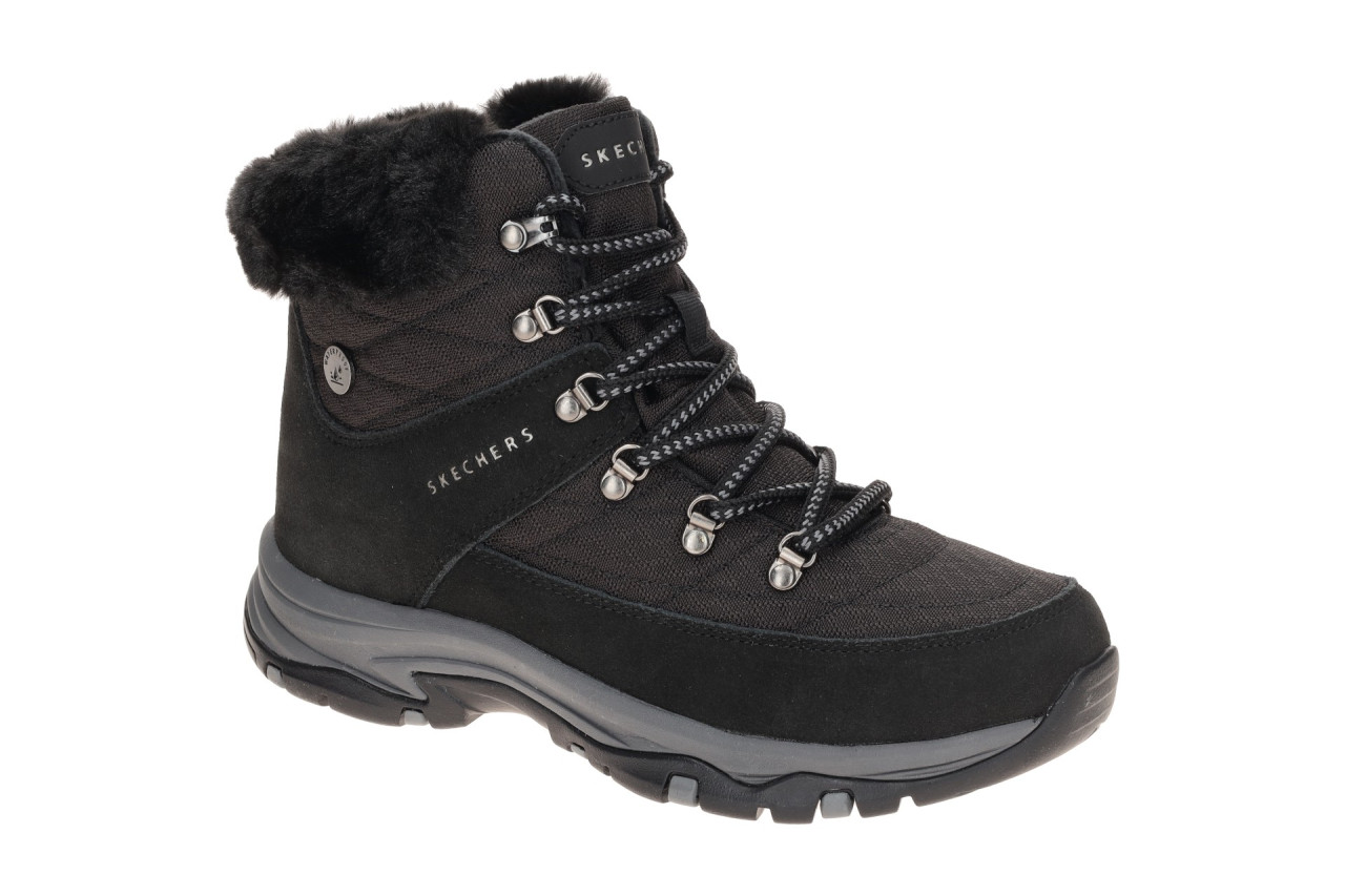 Skechers 167886 BBK Damen Wander Stiefeletten schwarz, wasserdicht & rutschfest 1 Skechers 167886 BBK Damen Wander Stiefeletten schwarz, wasserdicht & rutschfest
