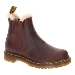 Dr. Martens 2976 LEONORE II Stiefeletten Cherry Red, Warmfutter, Blockabsatz