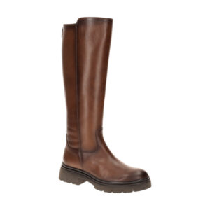 Gabor 8021.02.002 Damenstiefel Braun Saddle Effekt Langschaft Blockabsatz