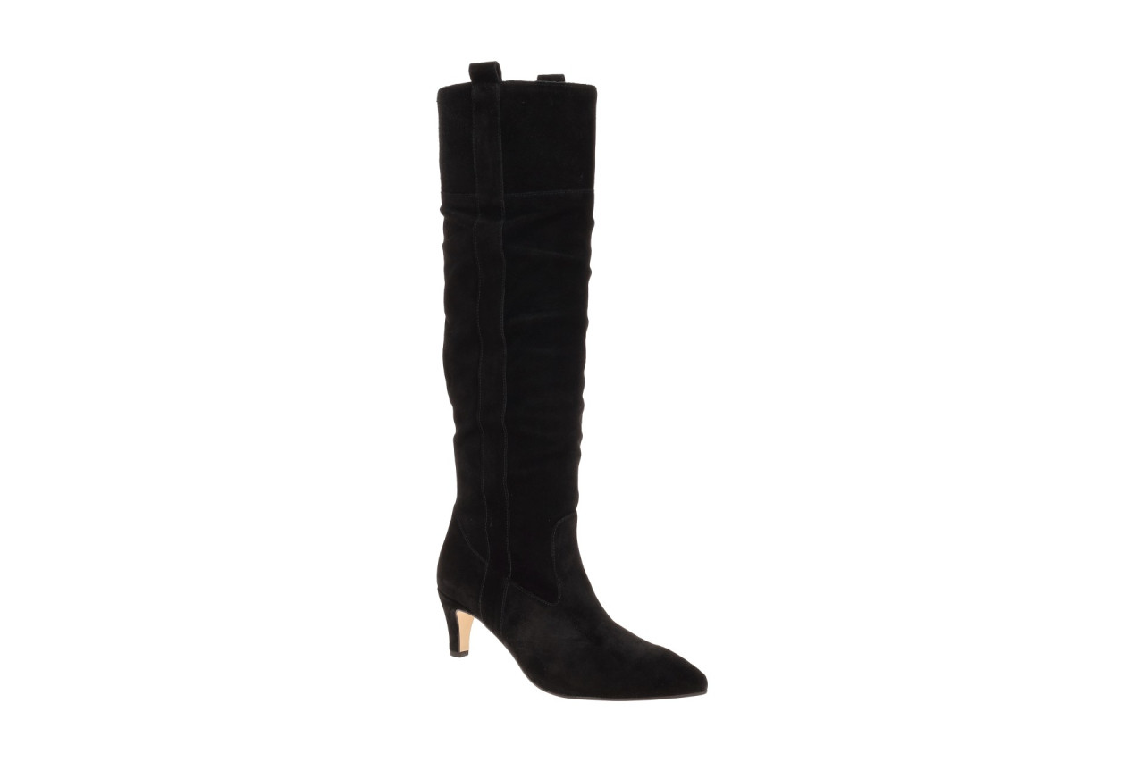Gabor 8017.02 Damenstiefel Schwarz Velour Kniehoch Pfennigabsatz 1 Gabor 8017.02 Damenstiefel Schwarz Velour Kniehoch Pfennigabsatz