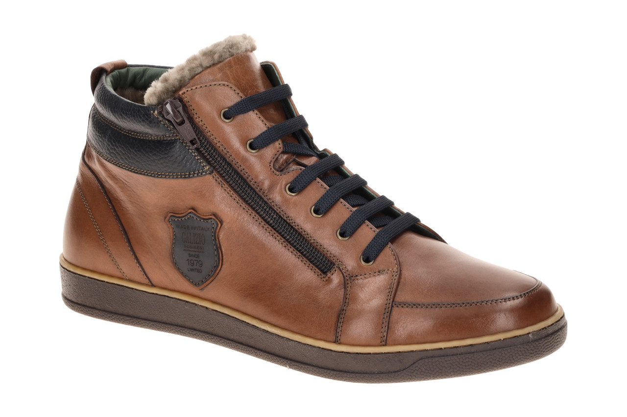 Galizio Torresi 323368 Herren Winterstiefeletten braun + dunkelblau Lammfell ... 1 Galizio Torresi 323368 Herren Winterstiefeletten braun + dunkelblau Lammfell ...
