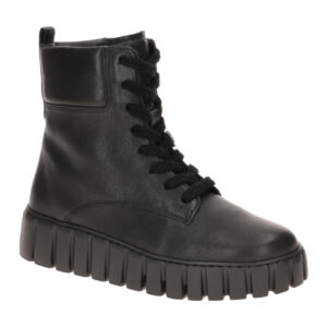 Gabor 8016.02.006 Damen Winterstiefeletten Schwarz Glattleder Keilabsatz