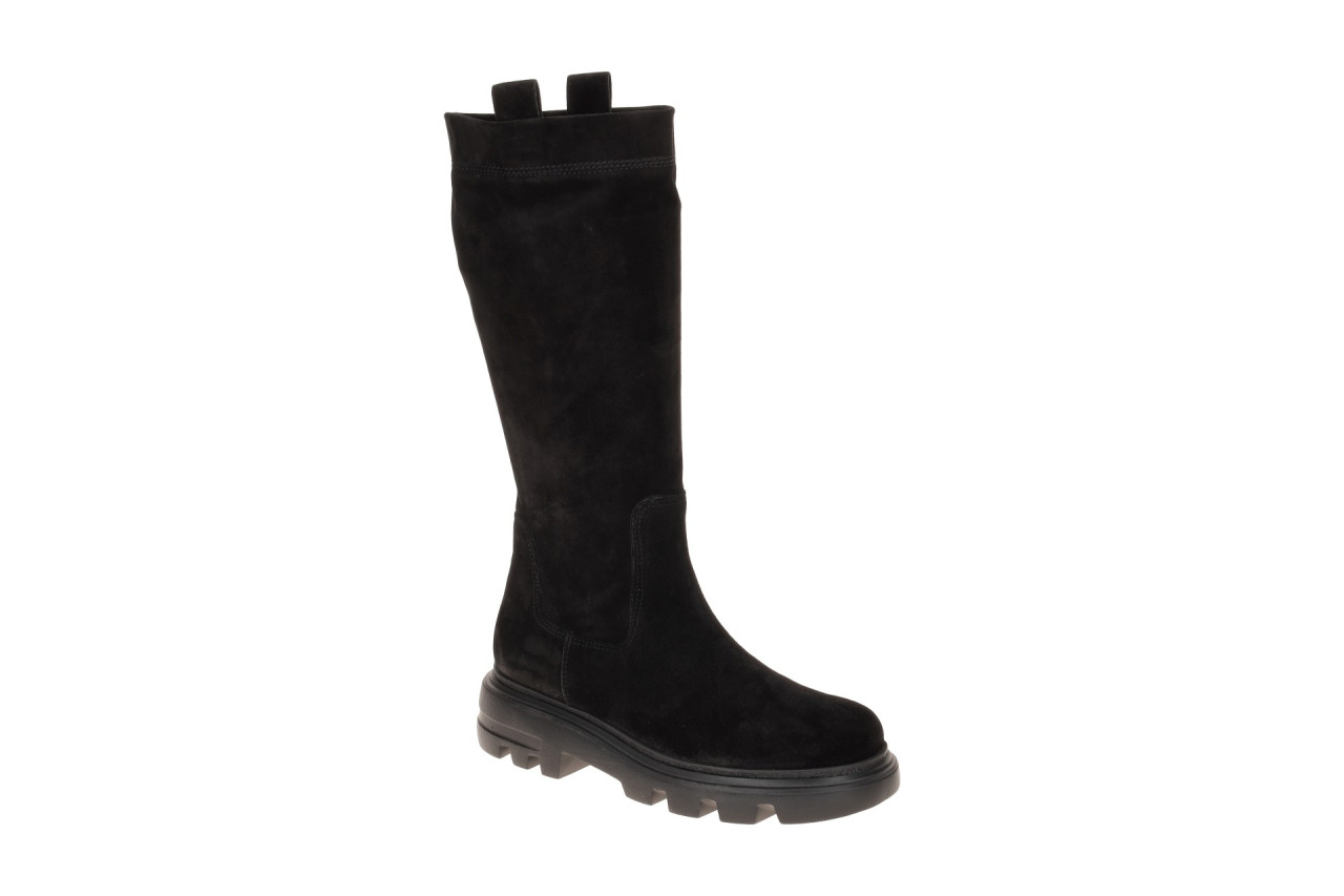 Paul Green Damenstiefel 8296-003 Schwarz Echtleder Velour Rauhleder Schaftsti... 1 Paul Green Damenstiefel 8296-003 Schwarz Echtleder Velour Rauhleder Schaftsti...