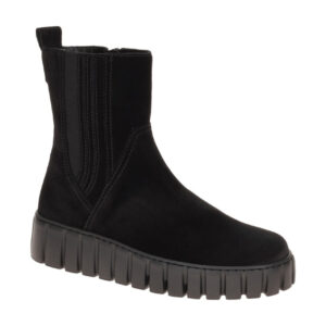 Gabor 8016.01 Damen Winterstiefelette Schwarz Warmfutter Stretch Einsatz