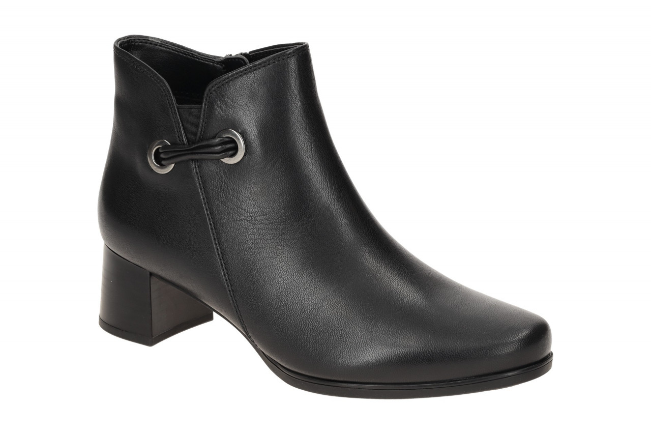 Gabor Damen Stiefeletten 72.827.57 - Schwarz Echtleder Ankle Boots 1 Gabor Damen Stiefeletten 72.827.57 - Schwarz Echtleder Ankle Boots