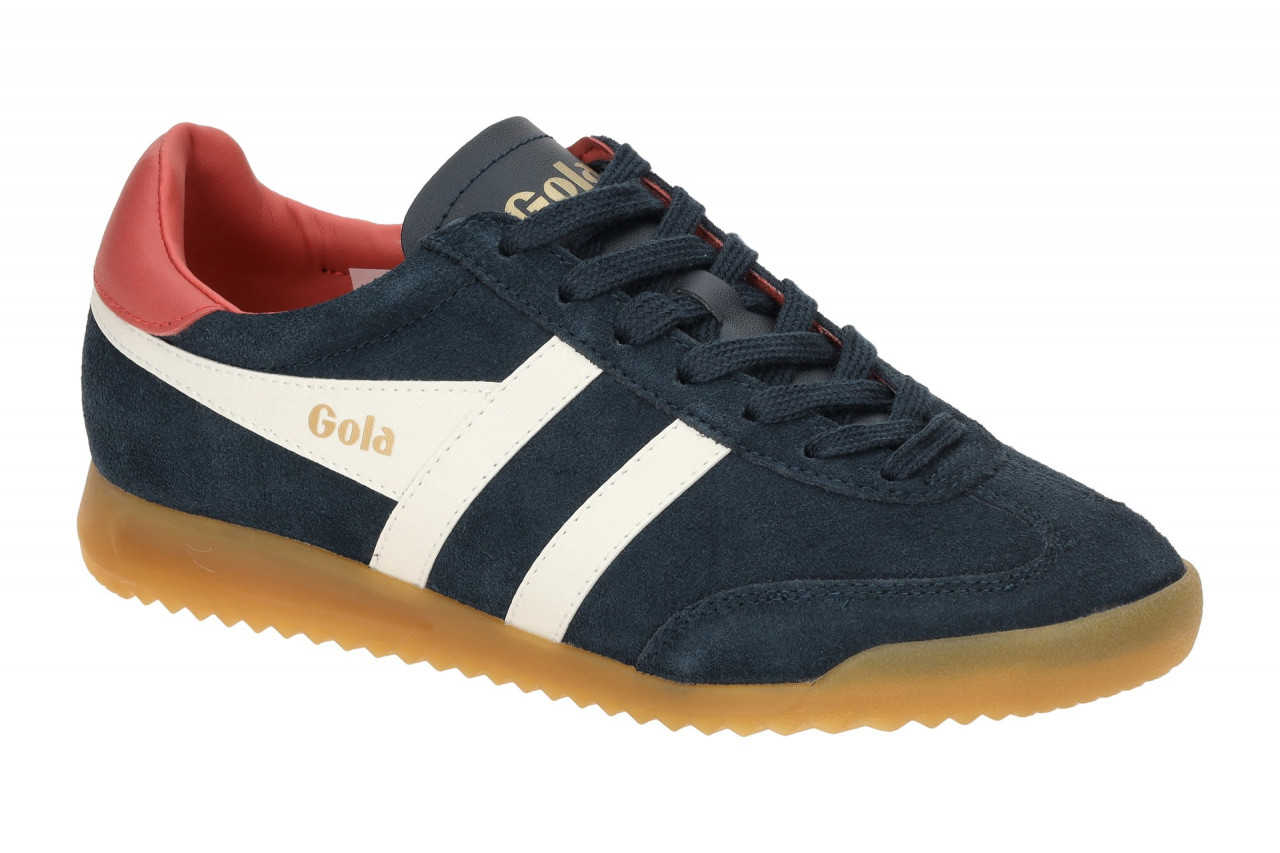 Gola CLB761AW Damen Sneaker - Navy/Offwhite/Coral - Velourleder/Suede Mix - H... 1 Gola CLB761AW Damen Sneaker - Navy/Offwhite/Coral - Velourleder/Suede Mix - H...