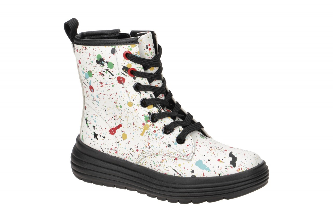 Geox J16ETA PHAOLAE GIRL M?dchen Boots wei?/multicolor wasserdicht atmungsaktiv 1 Geox J16ETA PHAOLAE GIRL M?dchen Boots wei?/multicolor wasserdicht atmungsaktiv