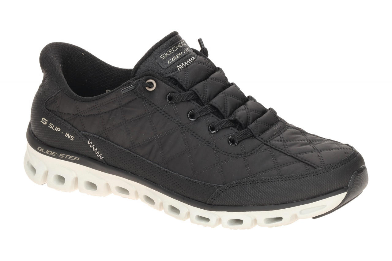 Skechers 104556 BKNT GLIDE STEP - AT EASE Schwarz Halbschuhe, Slip-Ins Sneakers 1 Skechers 104556 BKNT GLIDE STEP - AT EASE Schwarz Halbschuhe, Slip-Ins Sneakers
