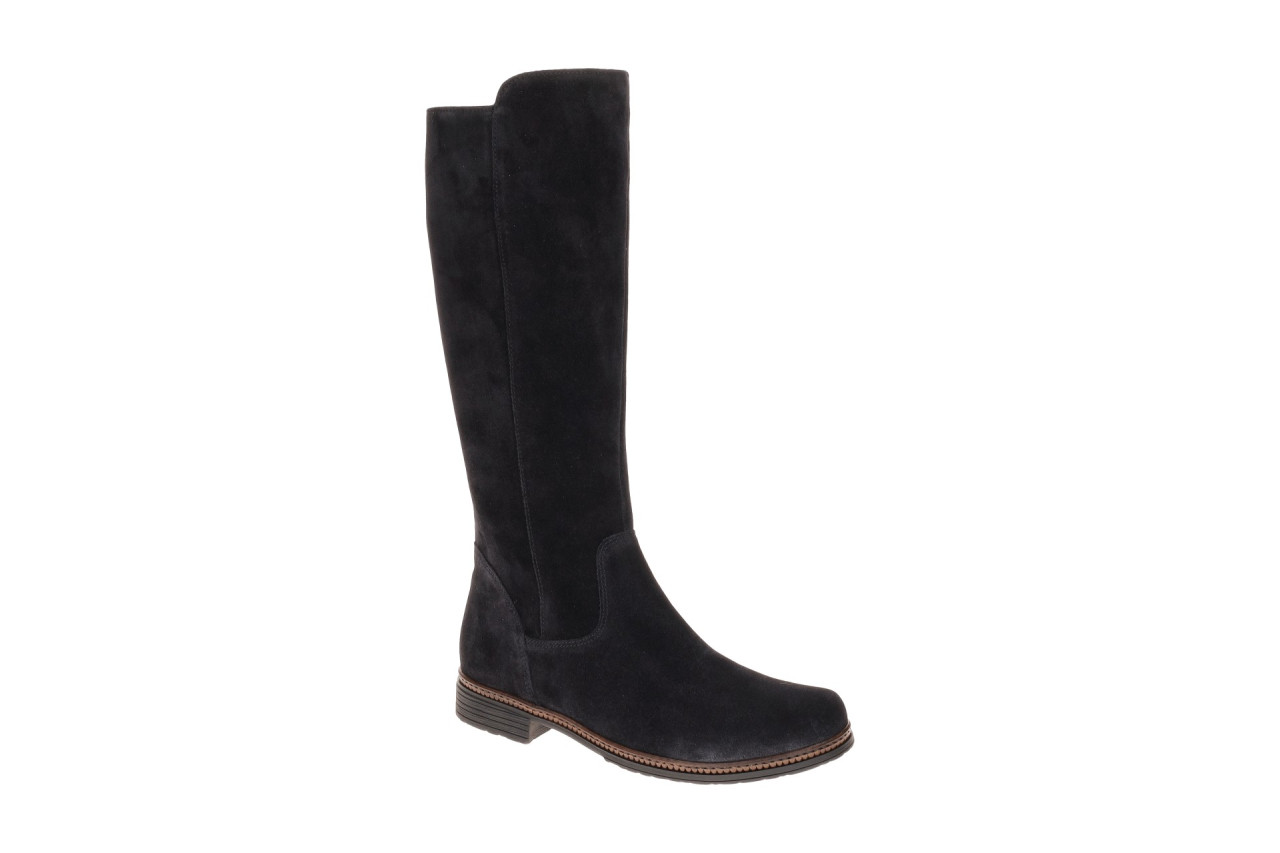 Gabor Damenstiefel 8023.04.005 Dark Blue Velour Schaftstiefel Blockabsatz 1 Gabor Damenstiefel 8023.04.005 Dark Blue Velour Schaftstiefel Blockabsatz
