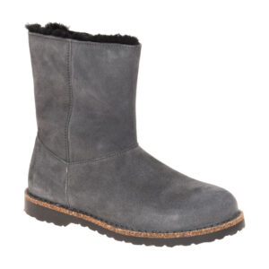 Birkenstock 1032750 BS Uppsala Zip D Winterstiefel Damen Grau-Shearling-Lammfell