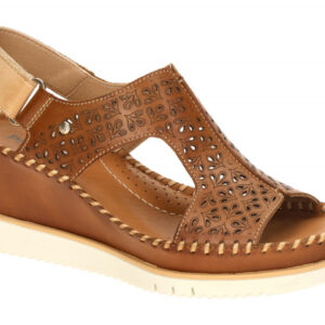 Pikolinos Damen Sandalen W3Z-1623C1 brandy AGUADULCE Plateau Keilabsatz 4cm