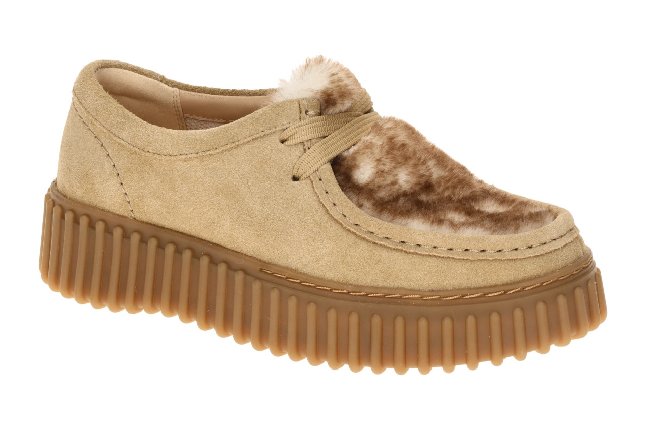 Clarks TORHILL BEE 26327766 4 Beige Schn?r-Halbschuhe Plateau Mokassin 1 Clarks TORHILL BEE 26327766 4 Beige Schn?r-Halbschuhe Plateau Mokassin