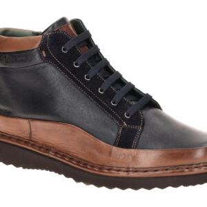 Galizio Torresi GT 620448 Herrenstiefelette Dunkelblau/Nougat/Navy Echtleder ...