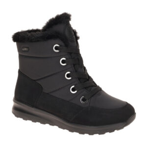 CAPRICE 26206 Damen Winterstiefelette Schwarz Tex wasserdicht warm weich H-Weite