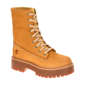 Timberland 0A5SAH 754 TB Stone Street Mid Gelb Damen Stiefeletten Bequeme Pla...
