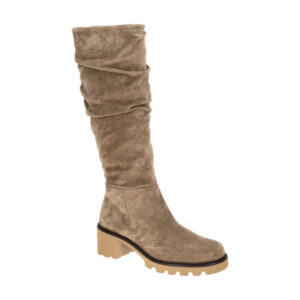 Paul Green Damenstiefel 9987-040 Braun Antelope Kniehoch, Blockabsatz 4cm, ge...