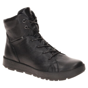 Think 450 Damen Stiefeletten Schwarz Echtleder bequem - COMODA