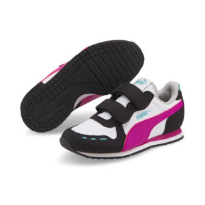 PUMA Cabana Racer SL 20 V PS Kinder Sneaker Turnschuhe 383730 weiss/lila