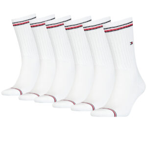 6 Paar TOMMY HILFIGER Herren ICONIC Socken Gr. 39 - 49 Tennis Socken