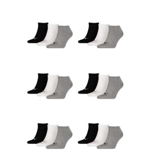 18 Paar Puma Sneaker Invisible Socken Gr. 35 - 49 Unisex für Damen Herren Füßlin...