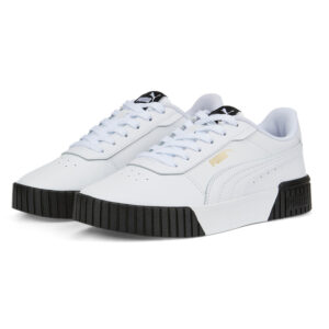 Puma Carina 2.0 Damen Sneaker Leder Schuhe 385849 04 Weiß