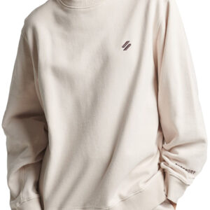 Superdry Damen Core Crew Sweatshirt Rundhals WS311458A beige