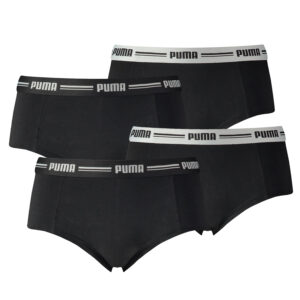 4er Pack Puma Iconic Mini Short Damen Panty Slip Shorty Unterwäsche Unterhose