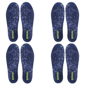 Bergal Einlegesohle Fußbett Sneaker GelMotion 3 Gr. 36-47 Unisex 4er Pack