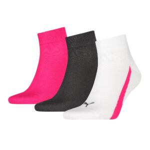 3 Paar Puma Lifestyle Quarter Socken Gr. 35 - 46 Unisex Sneaker Füßlinge