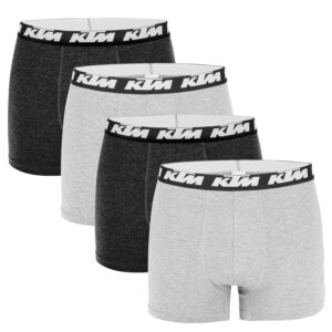 KTM by FREEGUN Boxershorts für Herren Unterwäsche Pant Men´s Boxer 4 er Multipac...