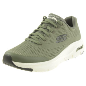 Skechers Herren Arch-Fit CHARGE BACK Sneakers Sportschuhe 232042 OLV grün