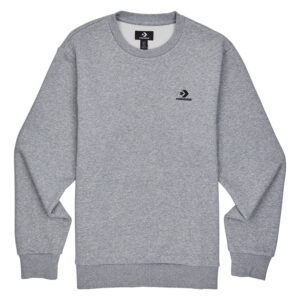 Converse Herren Embroidered Star Chevron Crew BB Sweatshirt 10019924 grau